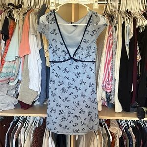 Princess Polly Blue Floral Mini Dress